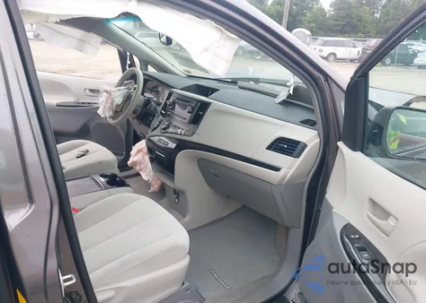 2013 Toyota Sienna Le V6 8 Passenger from USA, damaged, VIN 5TDKK3DC3DS365459